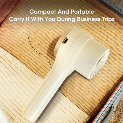 Fabric Shaver, Lint Remover Rechargeable, Electric Portable Sweater Defuzzer Lint Remover For Clothing Electric Pellet Fluff Remover Rechargeable Portable Fabric Hair Ball Shaver Removes